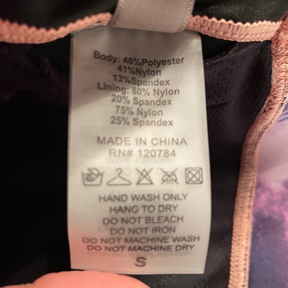 Women's Active Tie-Dye Sports Bra - Picture 4 of 6